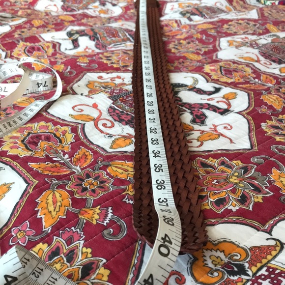 MK Leather Weave Belt - Picture 6 of 7